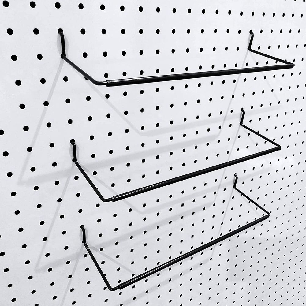 5 Pack Extendable Pegboard Paper Towel Holder,Pegboard Hook for Workshop,Garage,