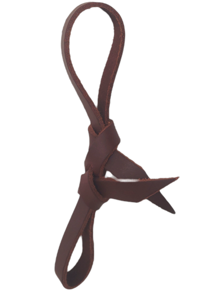 Berlin Custom Leather Bow Tie Bit Hobble