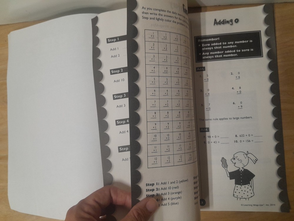 Learning Wrap-Ups 10 Steps to Addition Mastery Student Workbook- NEW
