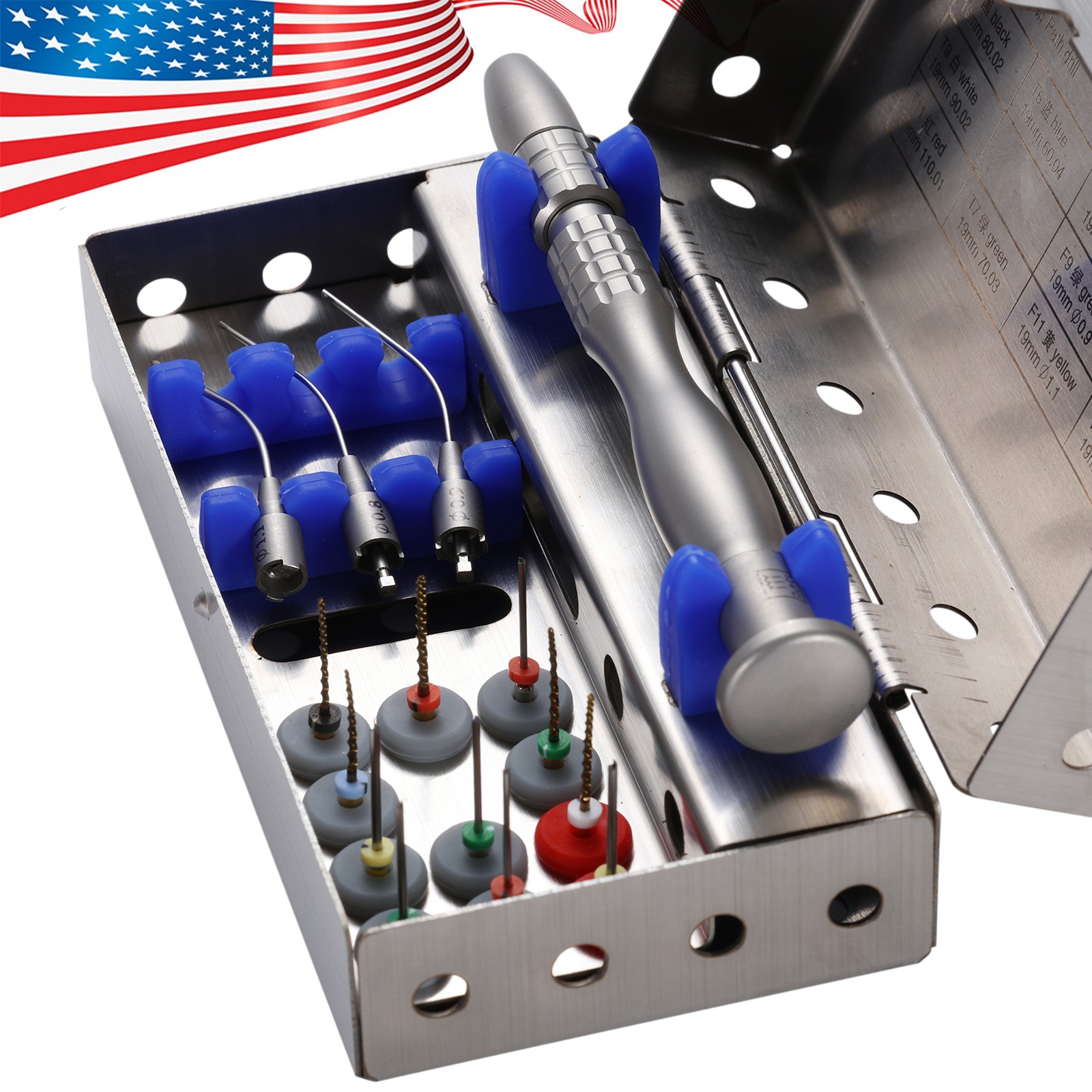 Dental Broken File Extractor Endodontic Removal System Kit Root Canal