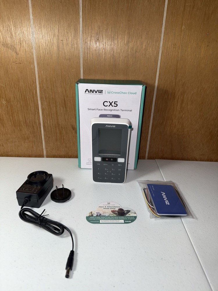 Smart Face Recognition Terminal Biometric Time Attendance Clock Small Business