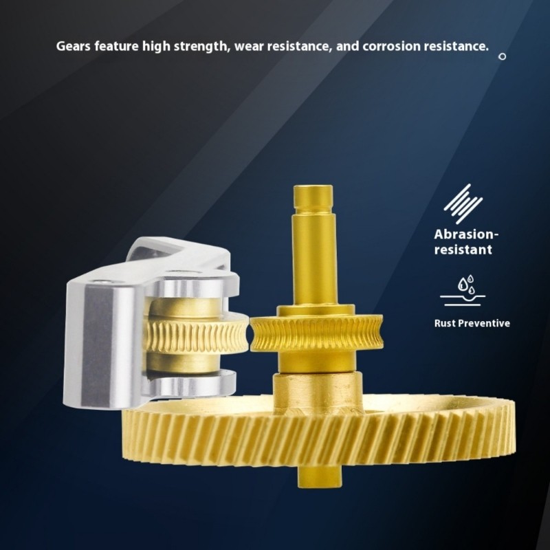 Nanocoating Hardened Steel Extruder Gear For Mini 3D Printer Accessories