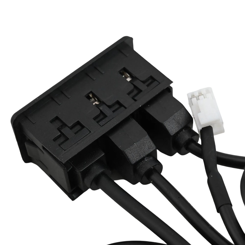 Car Dash Mount USB+TYPEC Port Panel Interface Extension 145cm Cable Adapter