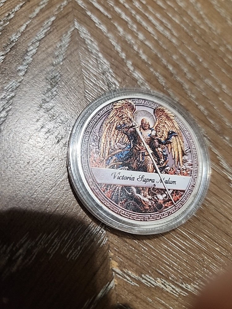 St Michael Protect Us Challenge Token