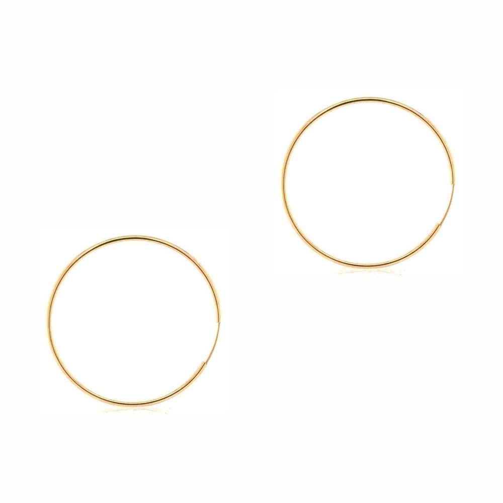 14k Goldfilled Endless Hoop Earrings