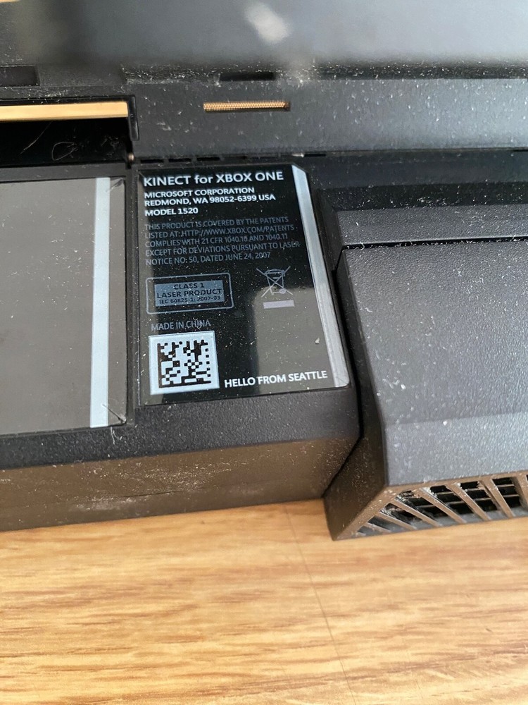 Xbox Kinect Sensor, mount, adaptor, and privacy cover