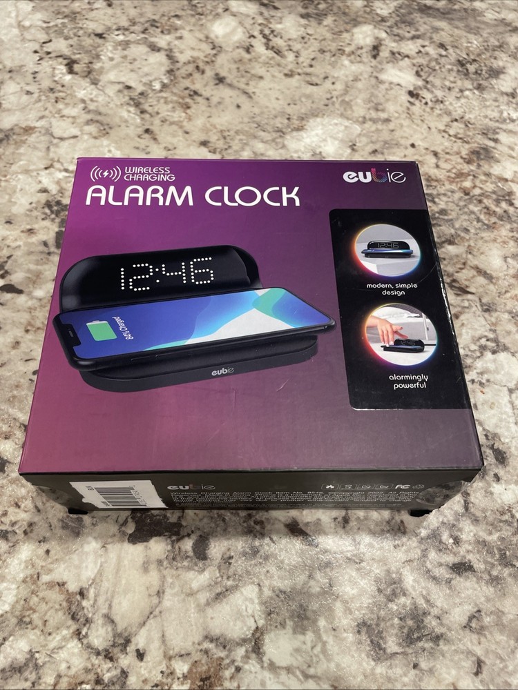 Eubie wireless charging alarm clock