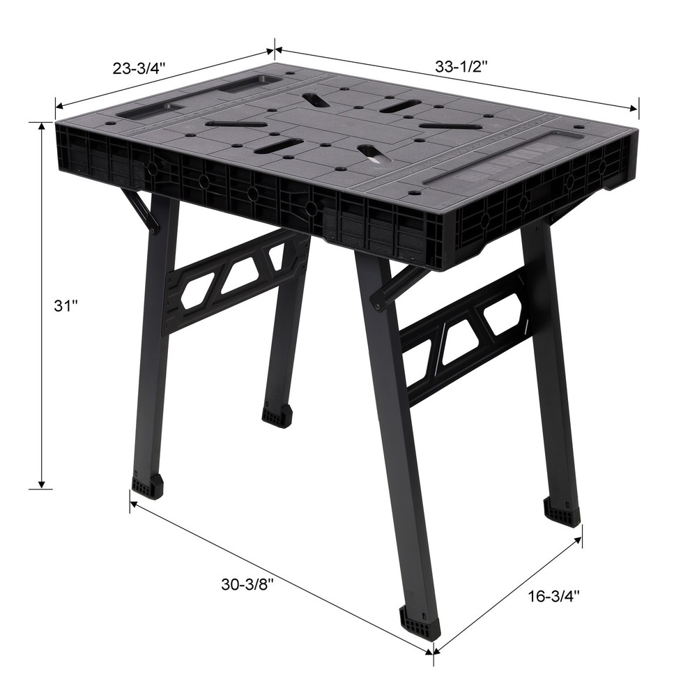 Foldable Work Bench,Portable Workstation,Work Bench Suitable for Garage