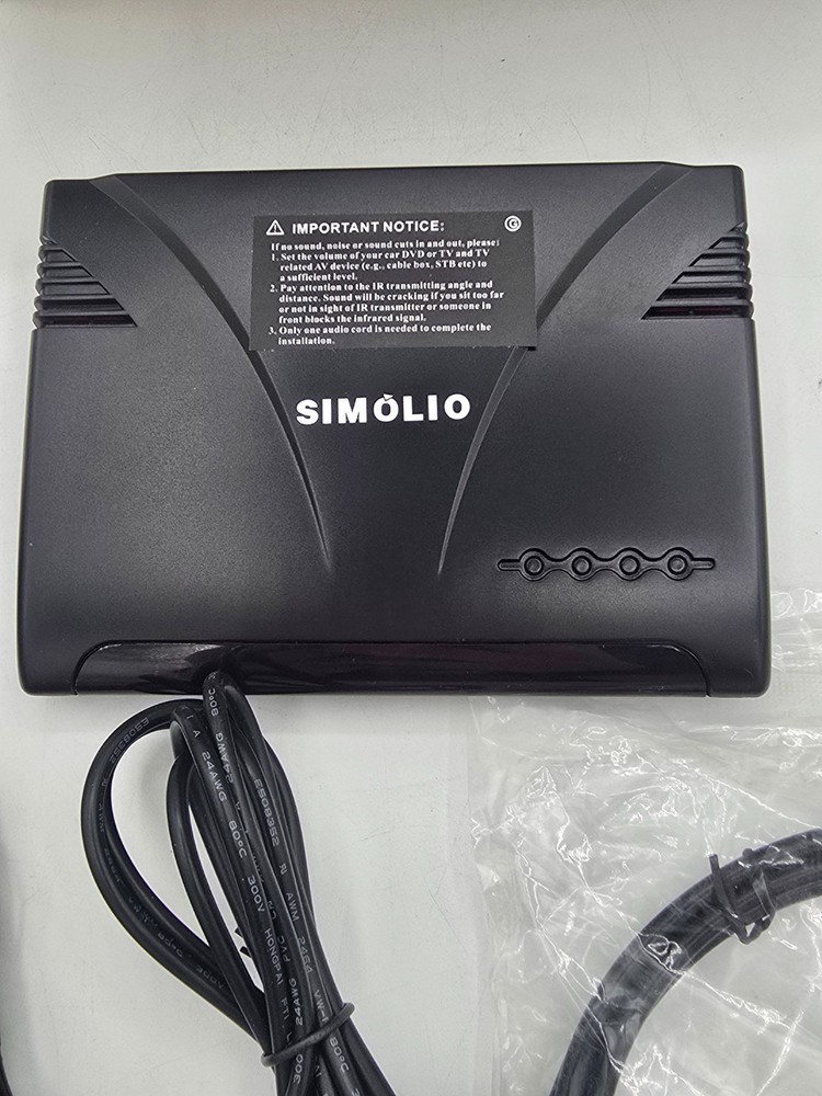 SIMOLIO Dual Channels IR Transmitter with Optical in, Wireless Sensor