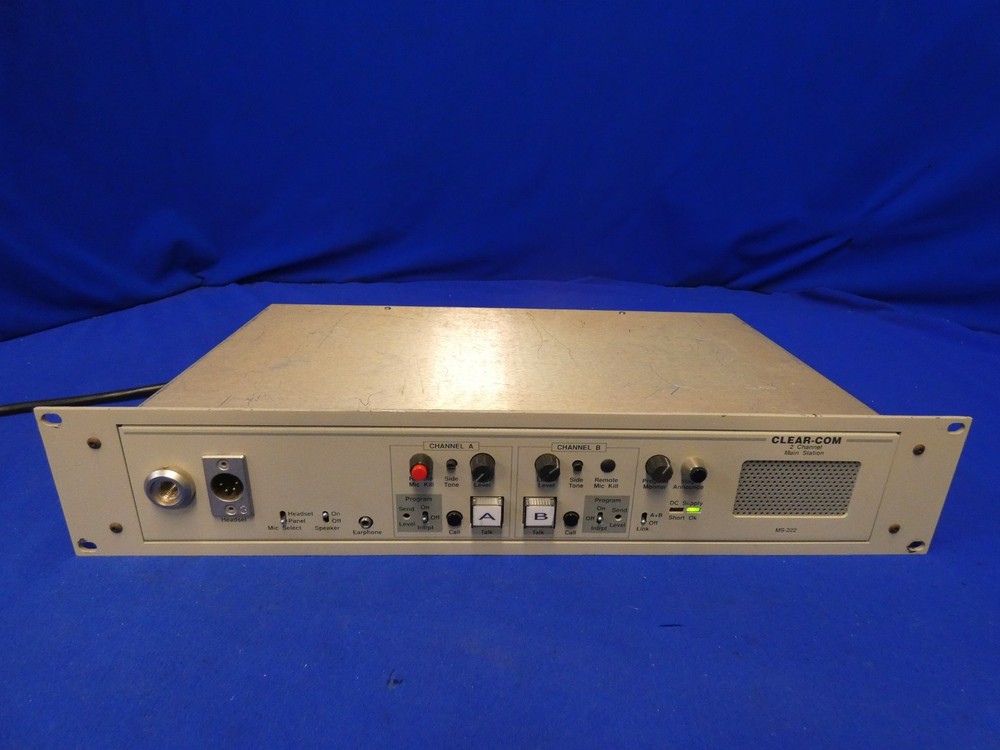 ClearCom MS-222 2-Channel Main Station (no mic)