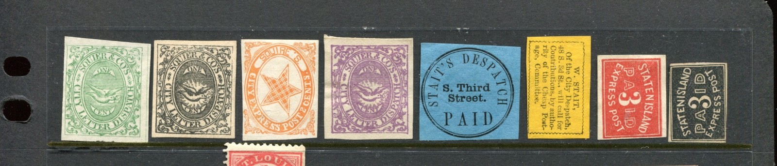 Lot of 62 Local Stamps Bogus & Forgery & Reprint & More BX6912