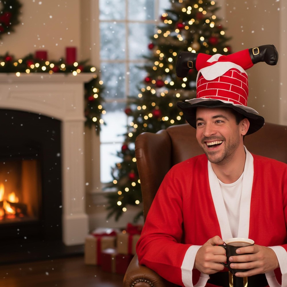 Chimney Santa Hat Costume Accessory