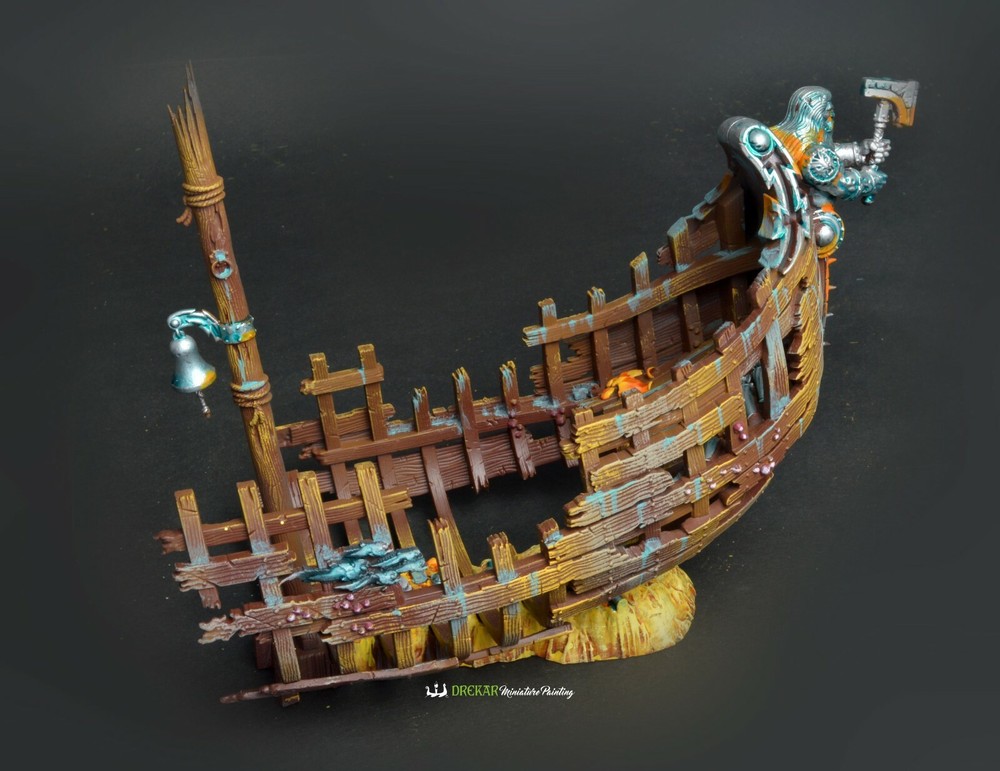 Etheric Vortex: Gloomtide Shipwreck Idoneth Deepkin ** COMMISSION ** painting