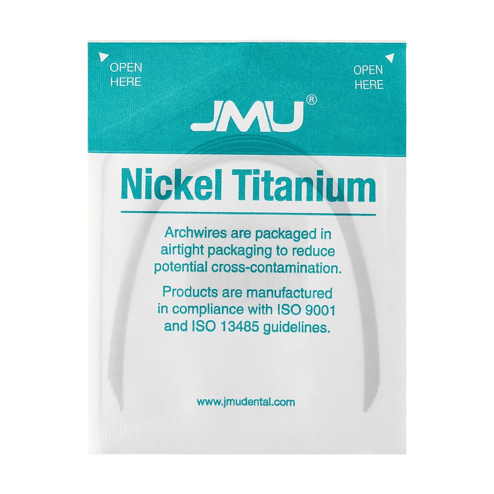 10Pc JMU NiTi Orthodontic Titanium Archwire Expanded Round Rectangular Full Size