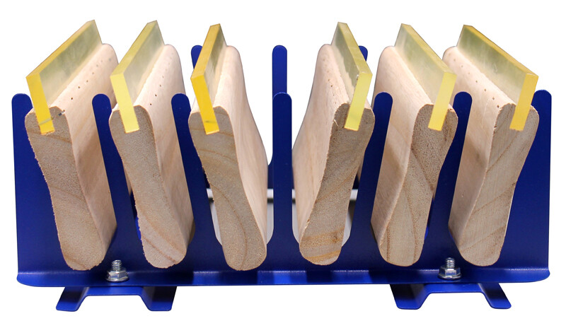 6 Layers Horizontal Squeegee Rack Screen Frame Holder Angle Adjustable