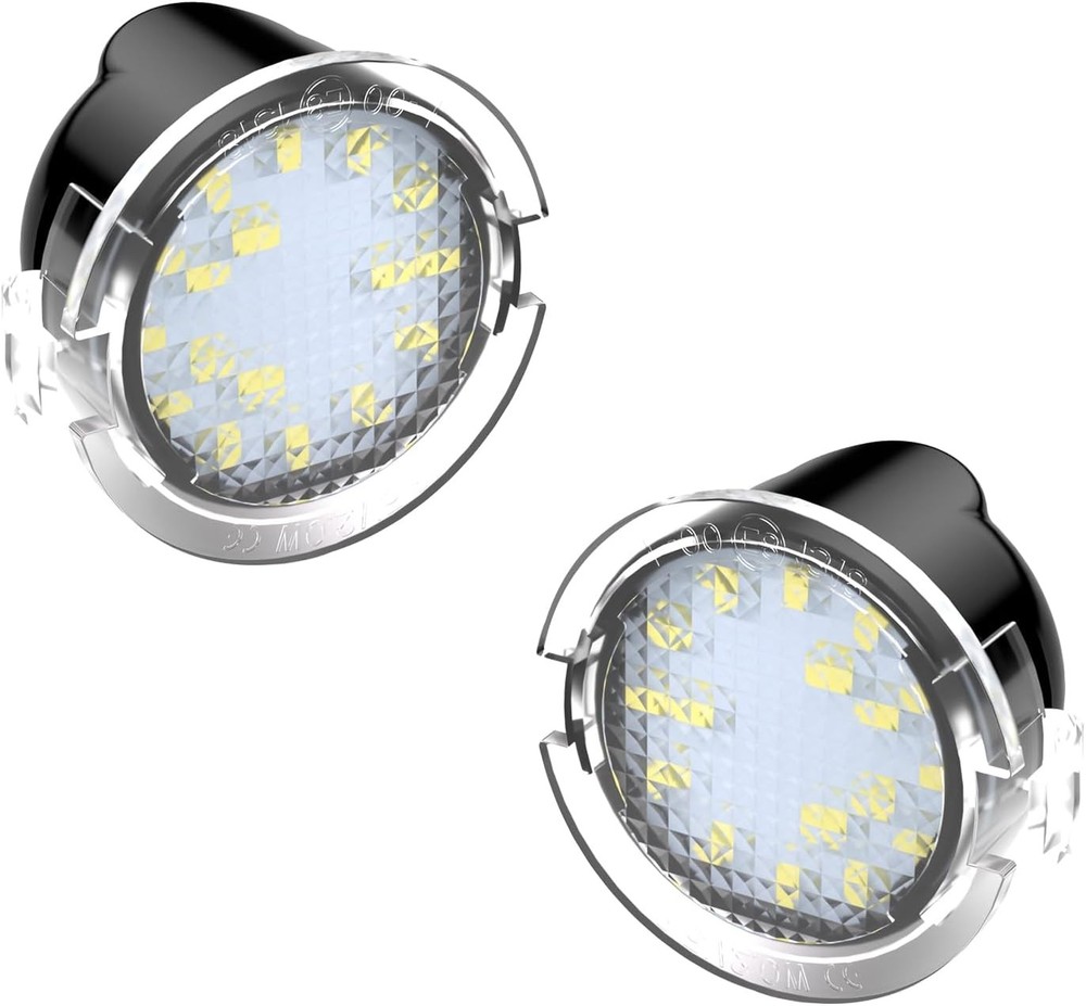 LED Side Mirror Puddle Light Ford F150 Explorer 6000K 2 Pack