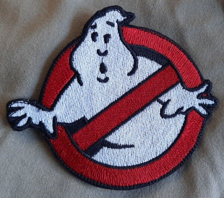 Ghostbusters No Ghost Logo Embroidered Patch w Hook Backing