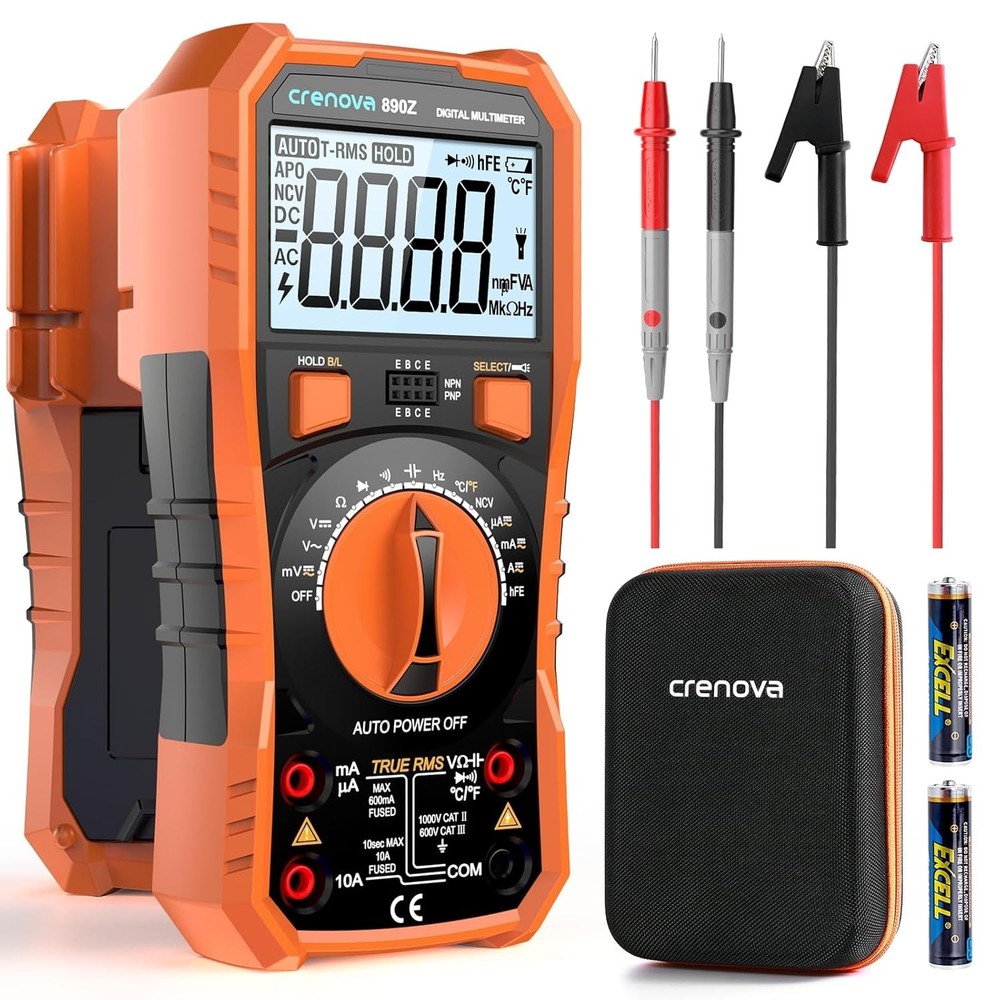 Versatile 890Z Digital Multimeter: Measure Voltage, Current, and More Safely