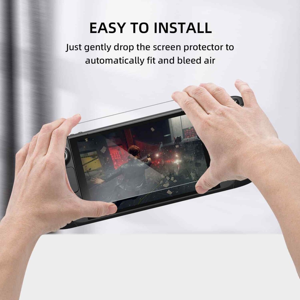 2*Glass Screen Protector 9H Scratchproof Protective Film For Steam Deck Console