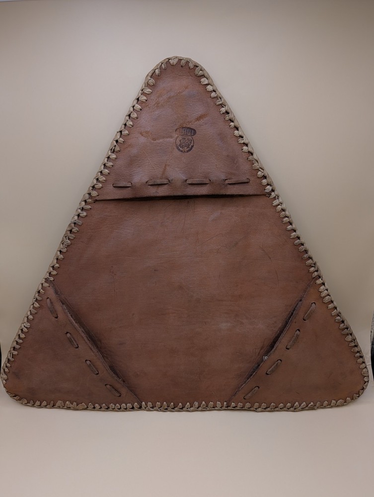 Vintage Hand tooled Leather Tripod Saddle