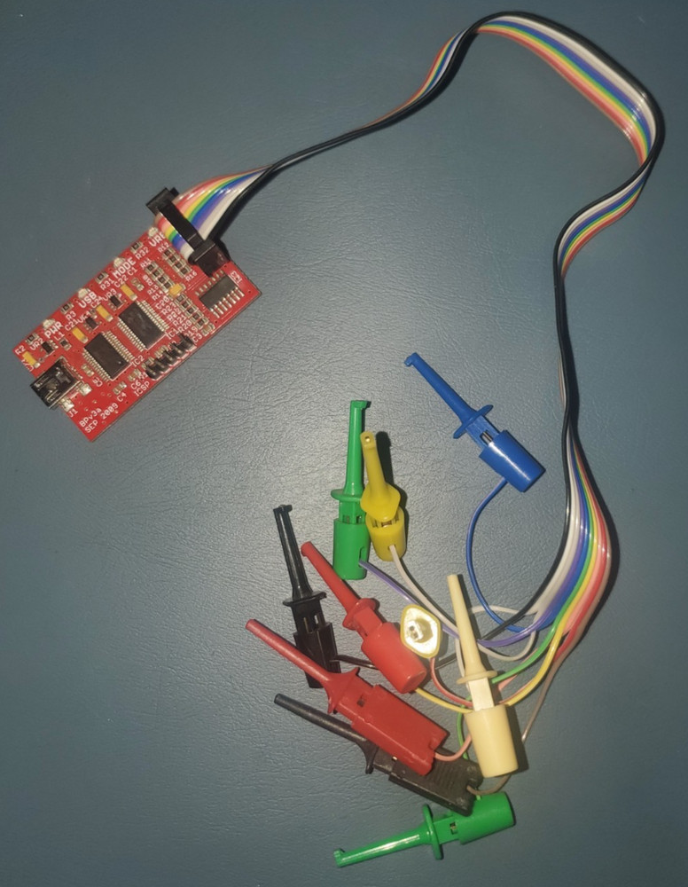 Bus Pirate v3a Dangerous Prototypes Seeed Studios Build + Original Cable Set