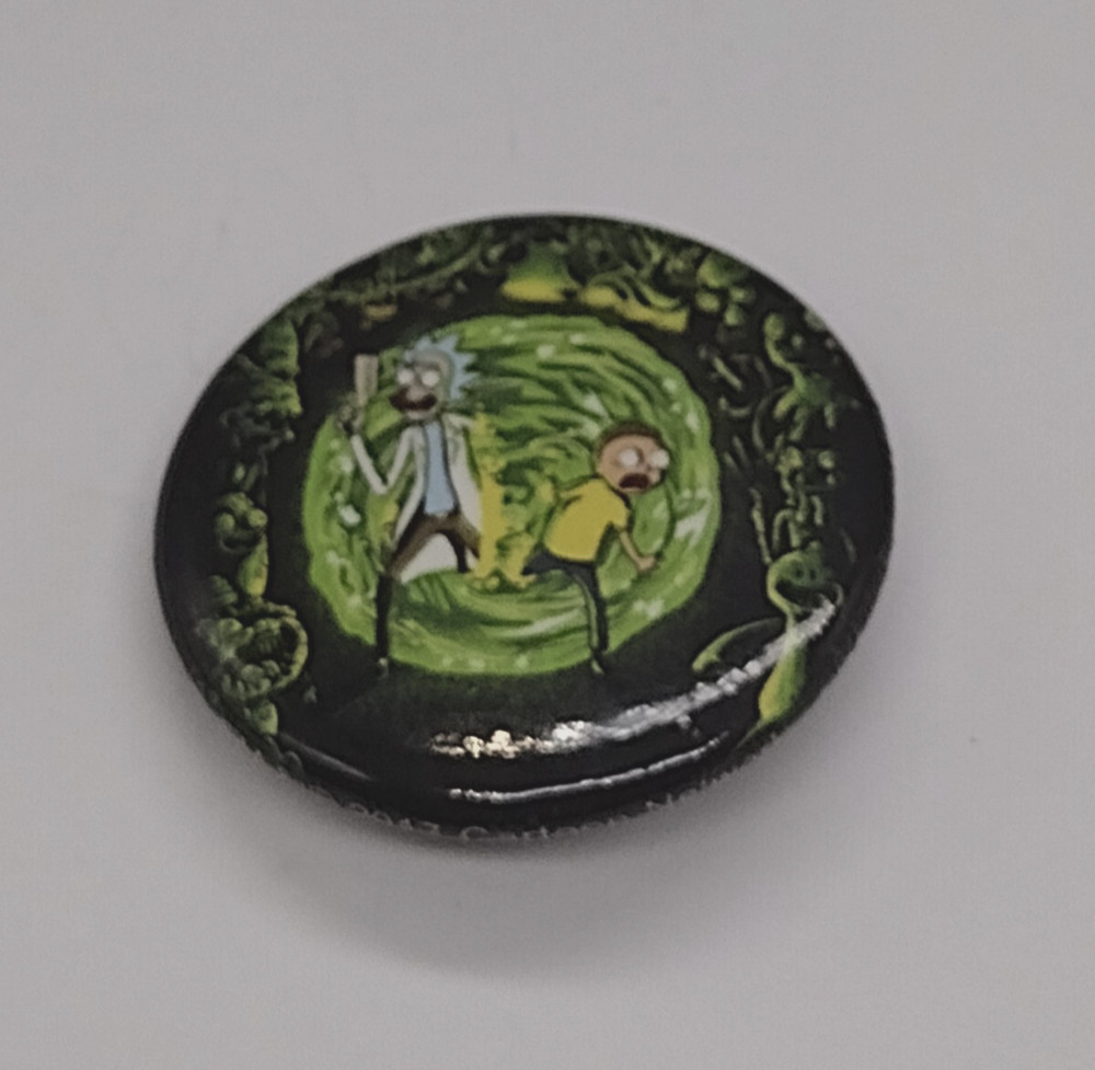 Rick & Morty Cartoon Network 2017 Badge Button Pin
