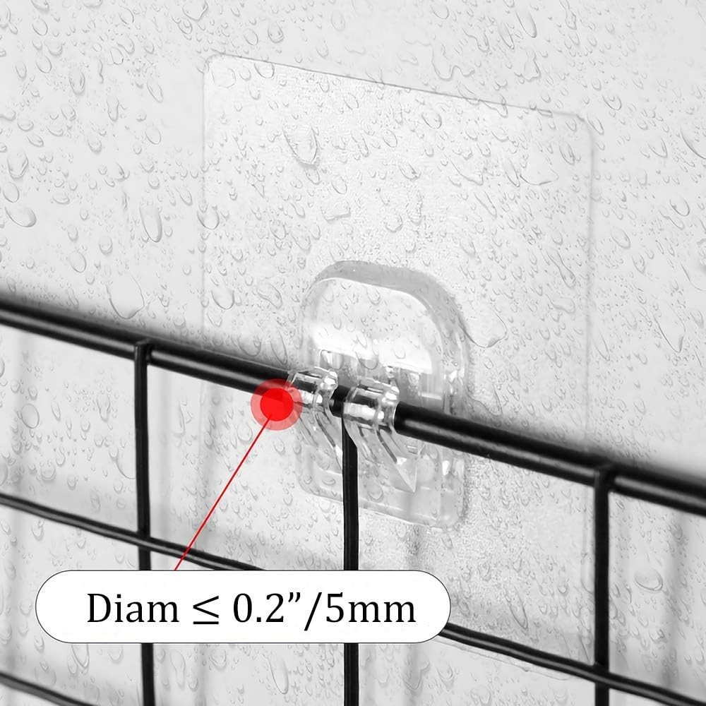 Minimalist 8-Pack Corner Shower Caddy Adhesive Strips - Easy Installation