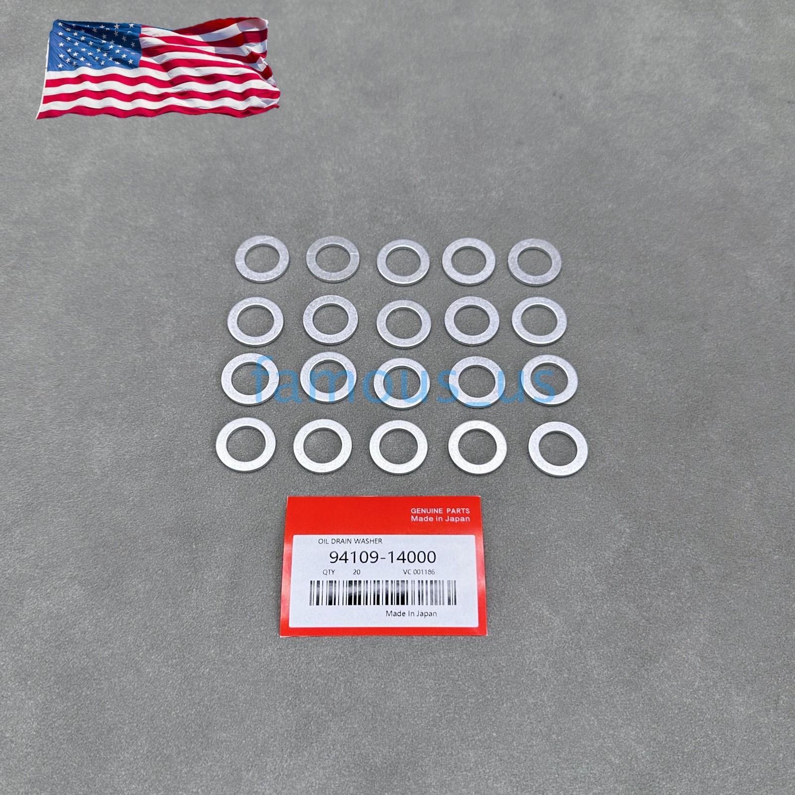 OEM 20X 14MM OIL DRAIN PLUG CRUSH WASHERS 94109-14000 FOR HONDA/ACURA USA!!