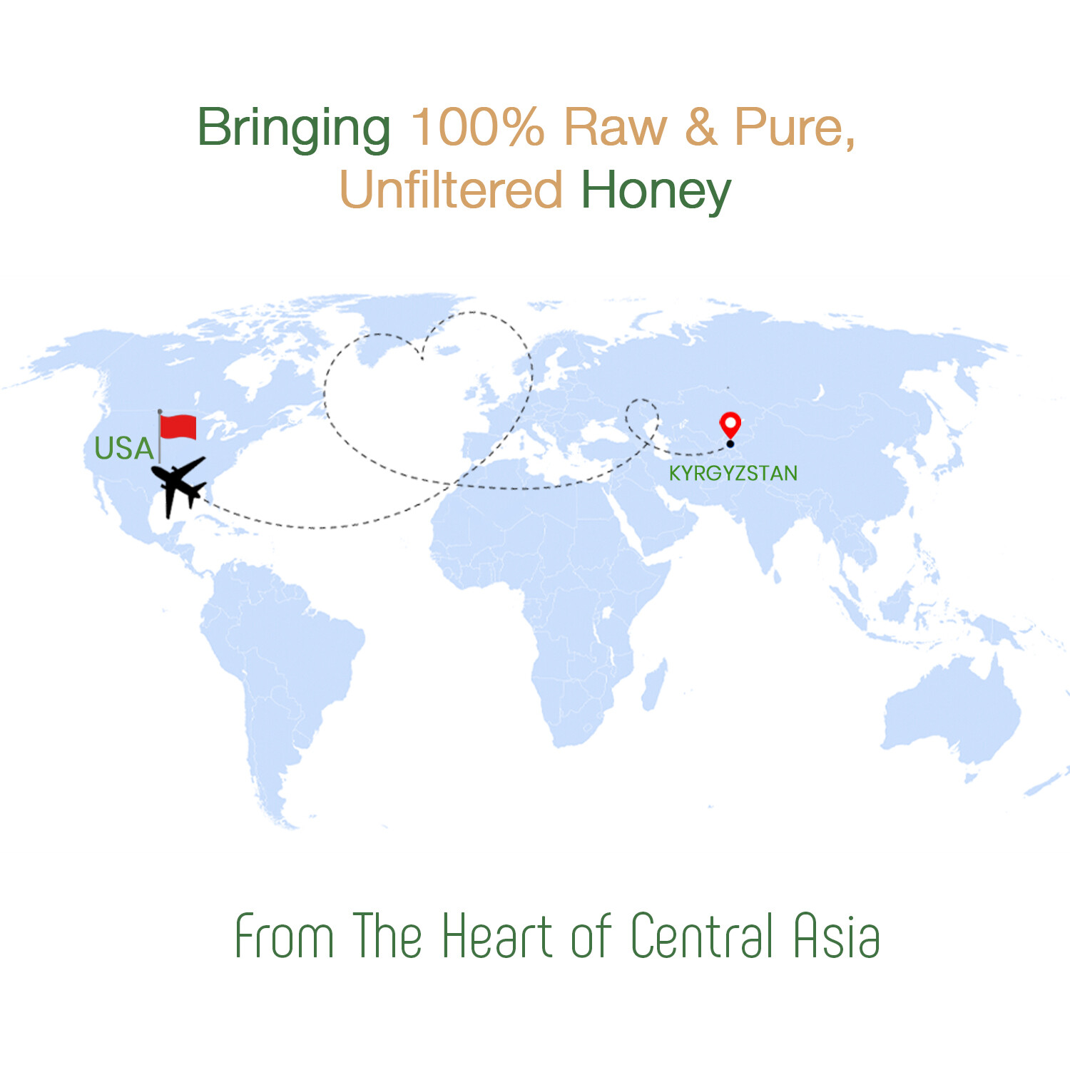 Sainfoin Raw Unfiltered Honey in Glass Jar, 15.87 Oz