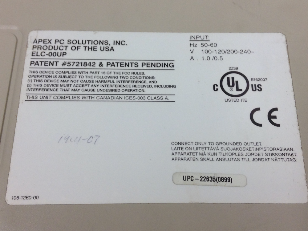 Apex PC Solutions - Part #ELC-00UP - ViewPoint