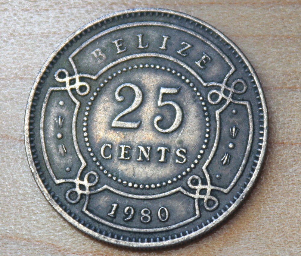 1980 Belize 25 Cents