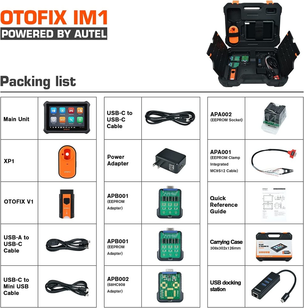 OTOFIX IM1 IMMO Key FOB Programming Tool Auto Car Full System Diagnostic Scanner