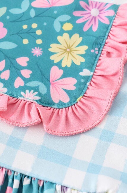 NEW Boutique Girls Floral Sleeveless Ruffle Dress