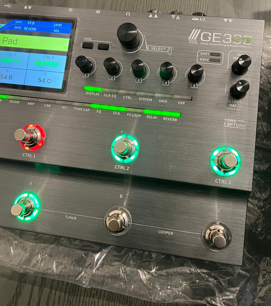 mooer ge300 lite Guitar Multi Effecter New Open Box Item *Tested*