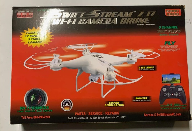 Swift Stream Z-17 Wifi Camera Drone - 2.4 GHz with Remote Control