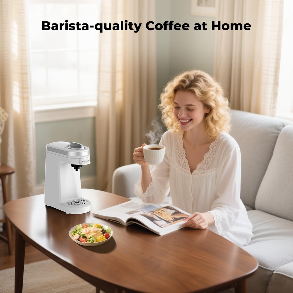 Mini Coffee Maker for K Capsule, Single Serve Coffee Maker for One Cup