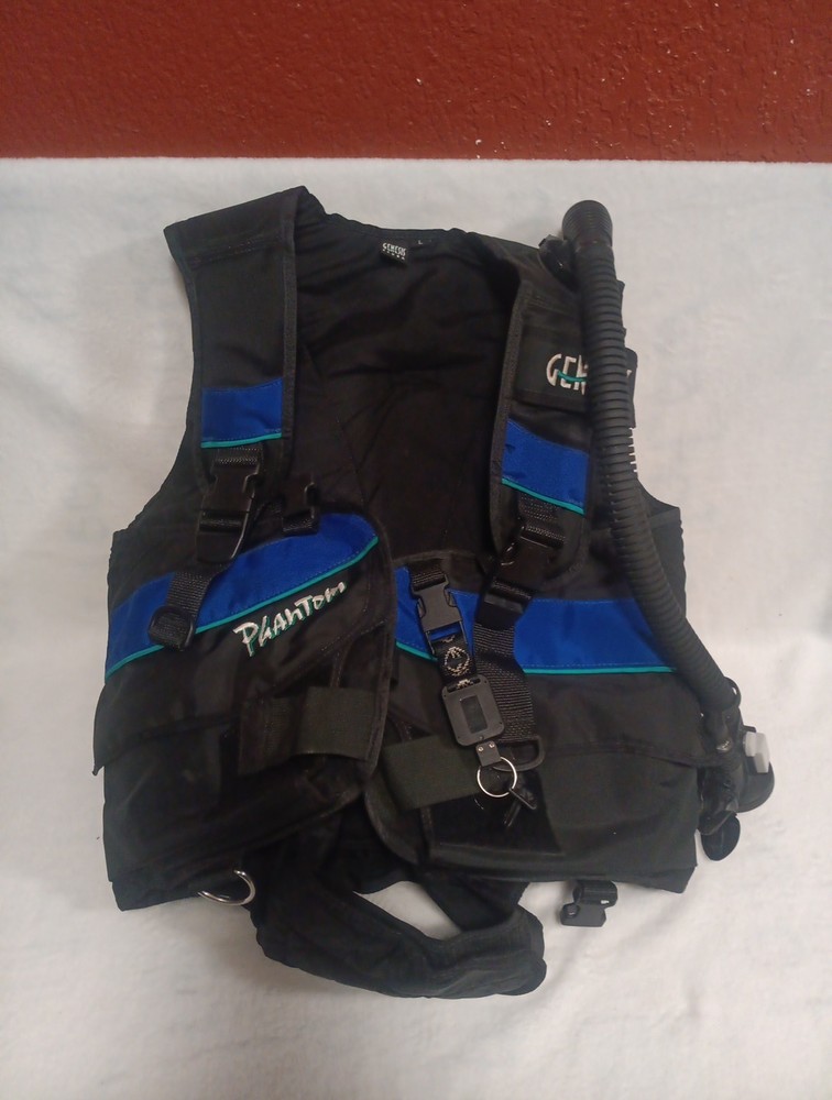 PHANTOM GENESIS SCUBA VEST BUOYANCY COMPENSATOR Size Large ...Mint Condition