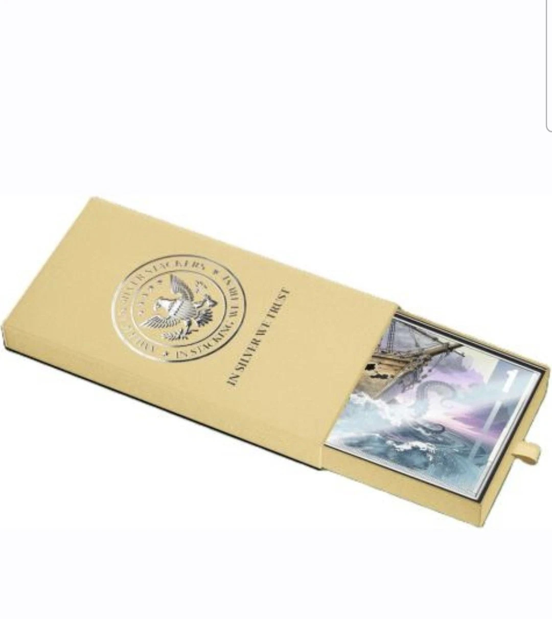 2026 Liberia The Kraken 1/10 oz .999 Silver Note Limited Edition - IN STOCK!