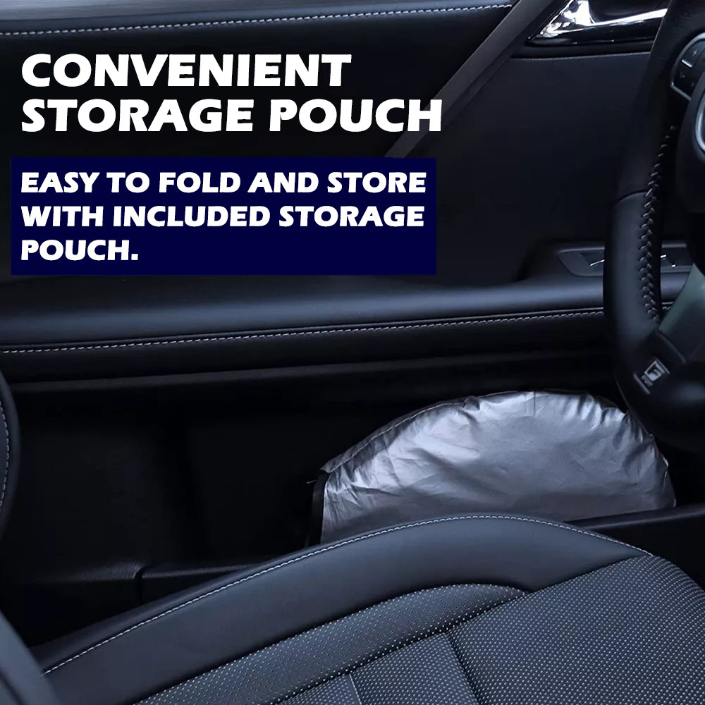 Foldable Windshield Sun Shade Car Front Window Sunshade UV Protector Cover Visor