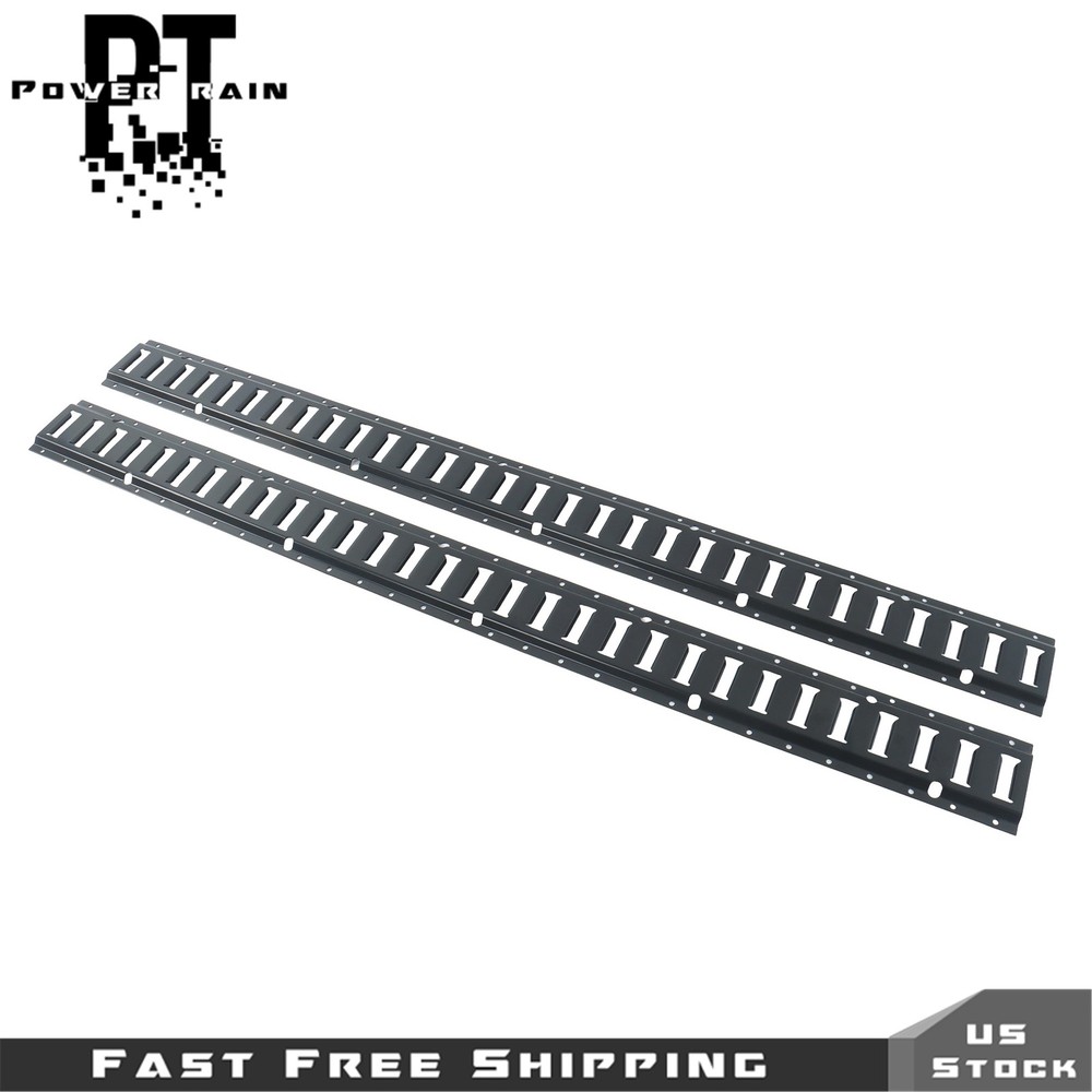 E Track Tie Down Rail Kit 5' (2 Pack) E Track Rails for Garages Vans Trailers