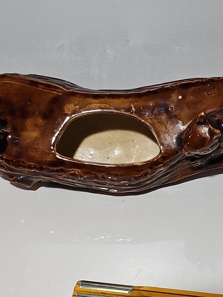 Mid Century Modern Squirrel Planter Ceramic MCM