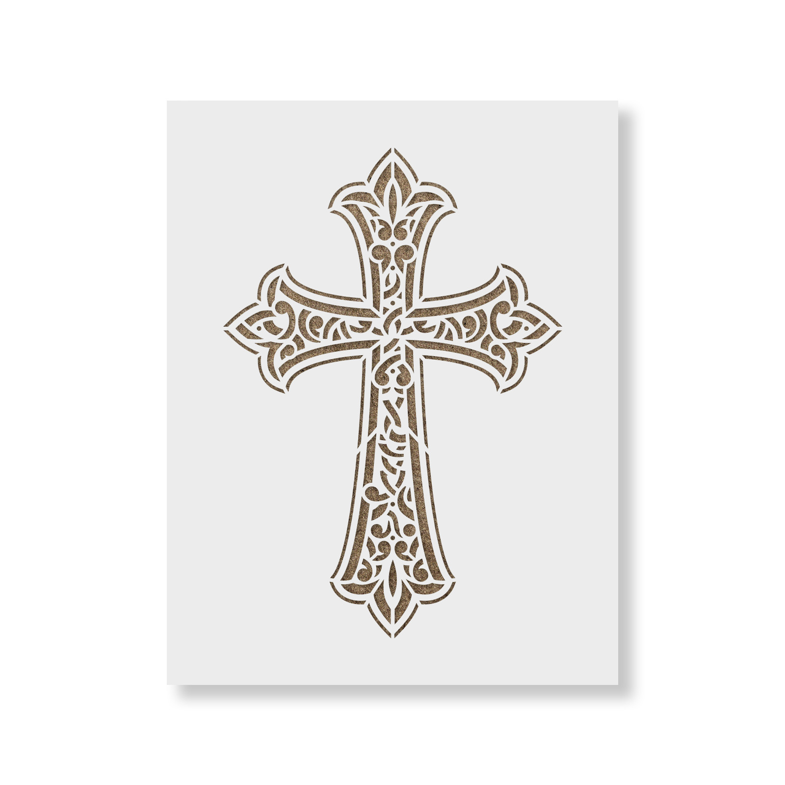 Cross Stencil - Durable & Reusable Mylar Stencils