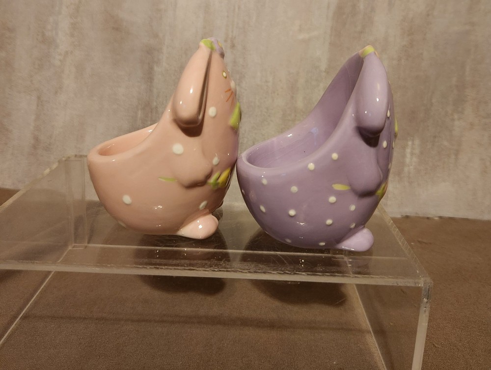 Easter Bunny egg Holder Set
