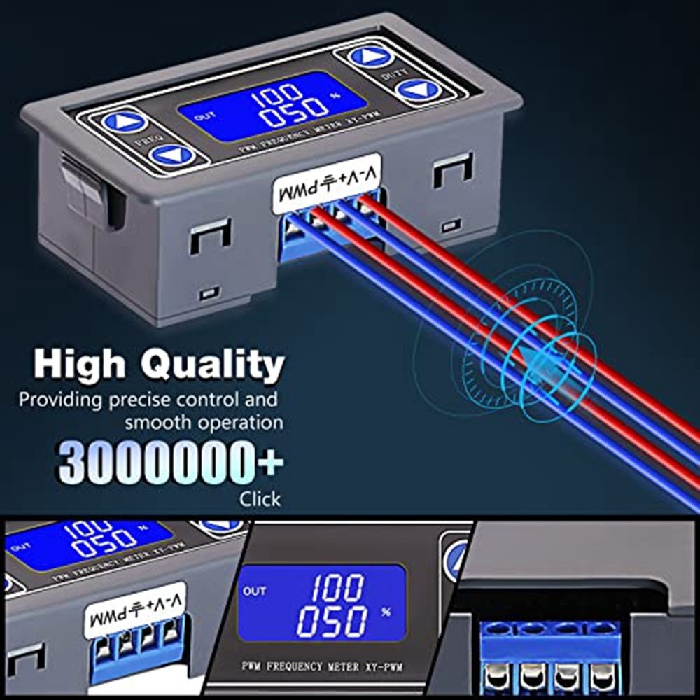 Adjustable Signal Generator, PWM Pulse Frequency Duty Cycle, Square Wave6968