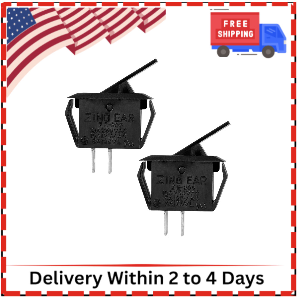 Furnace Interlock Door Switch – 2-Pack, Compatible with Goodman & Amana