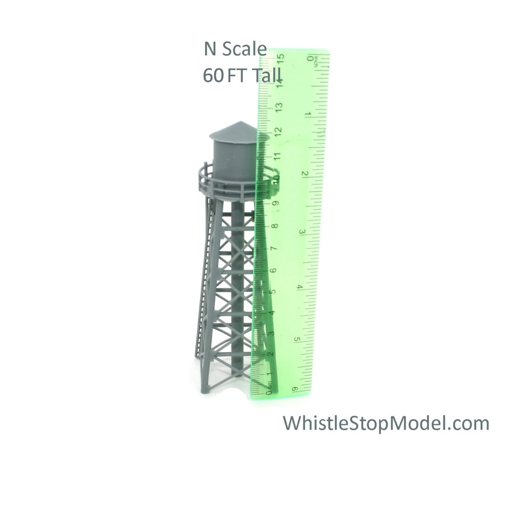 N Scale Industrial Water Tower