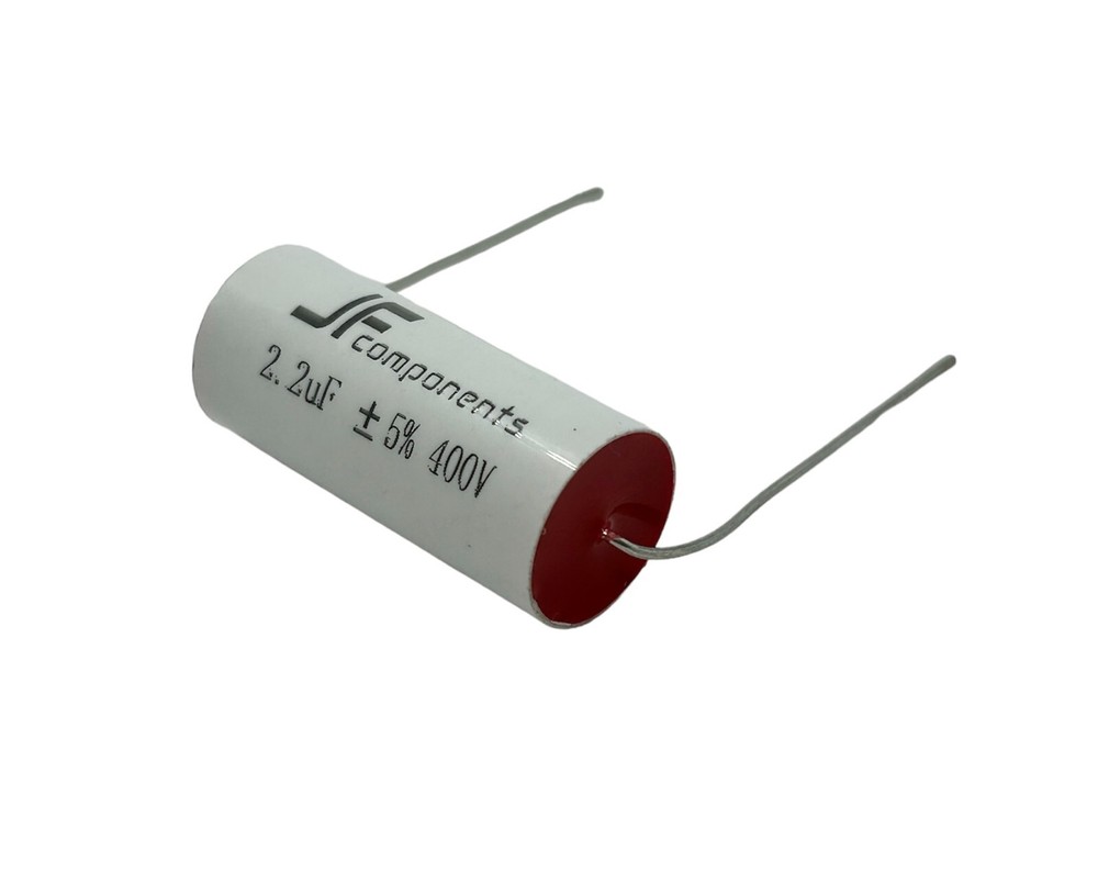   JFcomponents 2.2uF 400V MKP Metallized Poly Capacitor for crossover. 