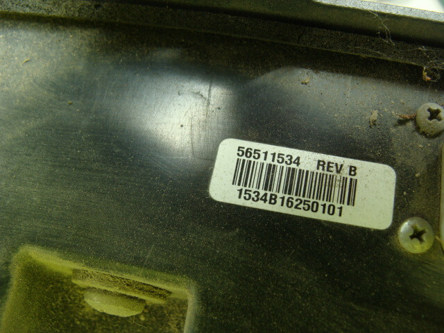 NILFISK ADVANCE POWER SWEEPER 56511534 REV B GREVALUATION CONTROL CONTROLLER BOX