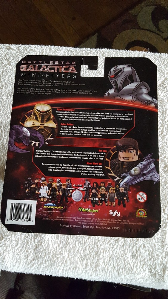 2009 Diamond Select Battlestar Galactica Cylon Raider Mini Mate