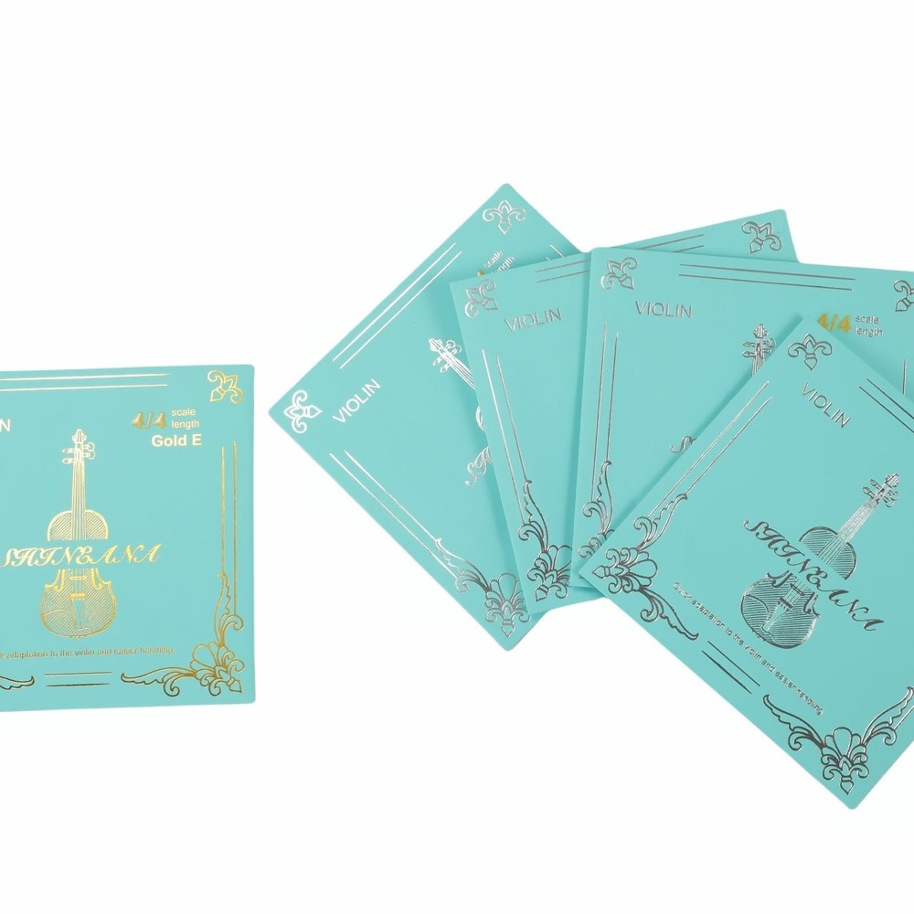 Violin Strings Full Set, Violin Strings , Carbon Steel Core, Medium Tension,L...